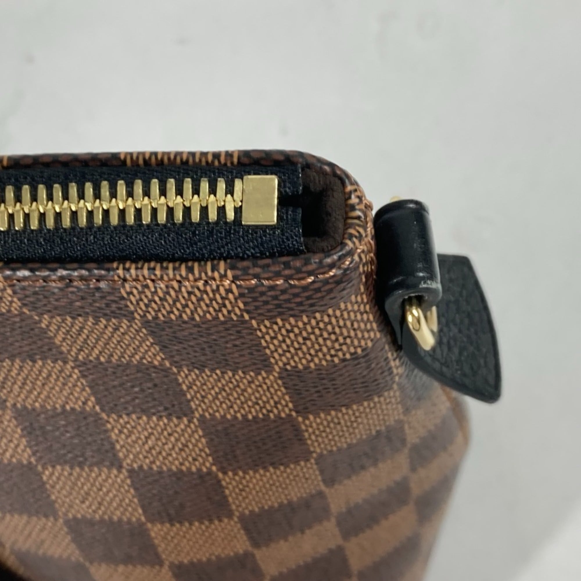 LOUIS VUITTON N41014 Damier Hyde Park Tote Bag Shoulder Canvas Women's Ebene Brown G-240625-20 — Like New