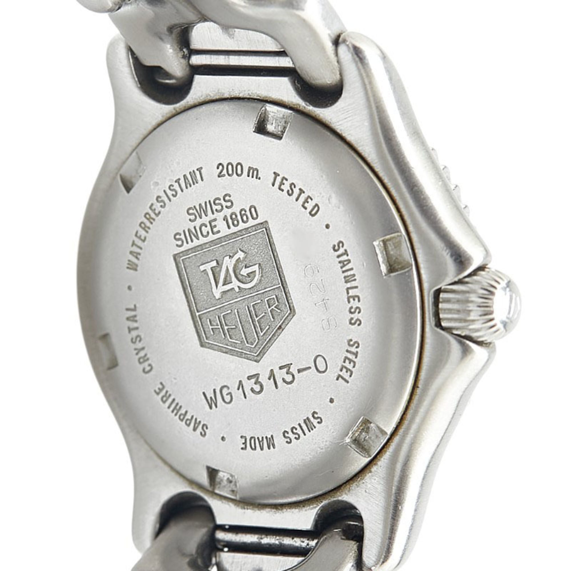 TAG Heuer Cell Watch WG1313-0 Quartz Grey Dial Stainless Steel Ladies HEUER — Good