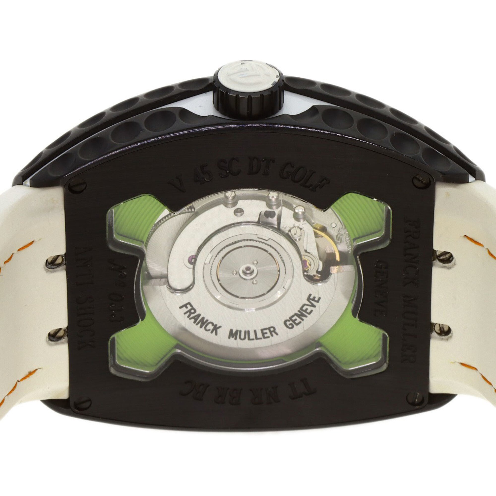 Franck Muller V45SCDT Golf Vanguard Backswing Watch, Titanium/Rubber, Men's — Very Good