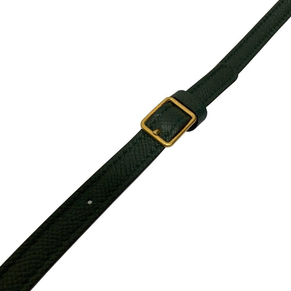 CELINE Nano Belt Bag, 2-Way Shoulder Bag/Handbag, Green, Women's — Like New
