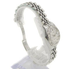 ROLEX Datejust 179174G (D-serial number), Automatic, 10-diamond setting, Computer dial, Ladies' watch — Good