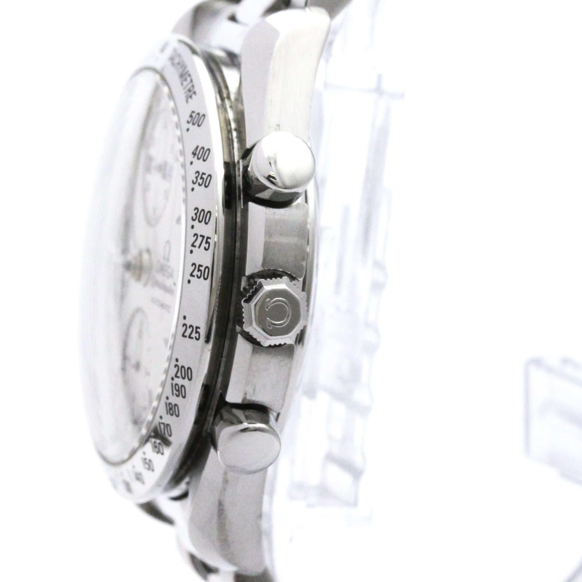 OMEGA Speedmaster Triple Date Steel Automatic Watch 3521.30 Polished — Very Good