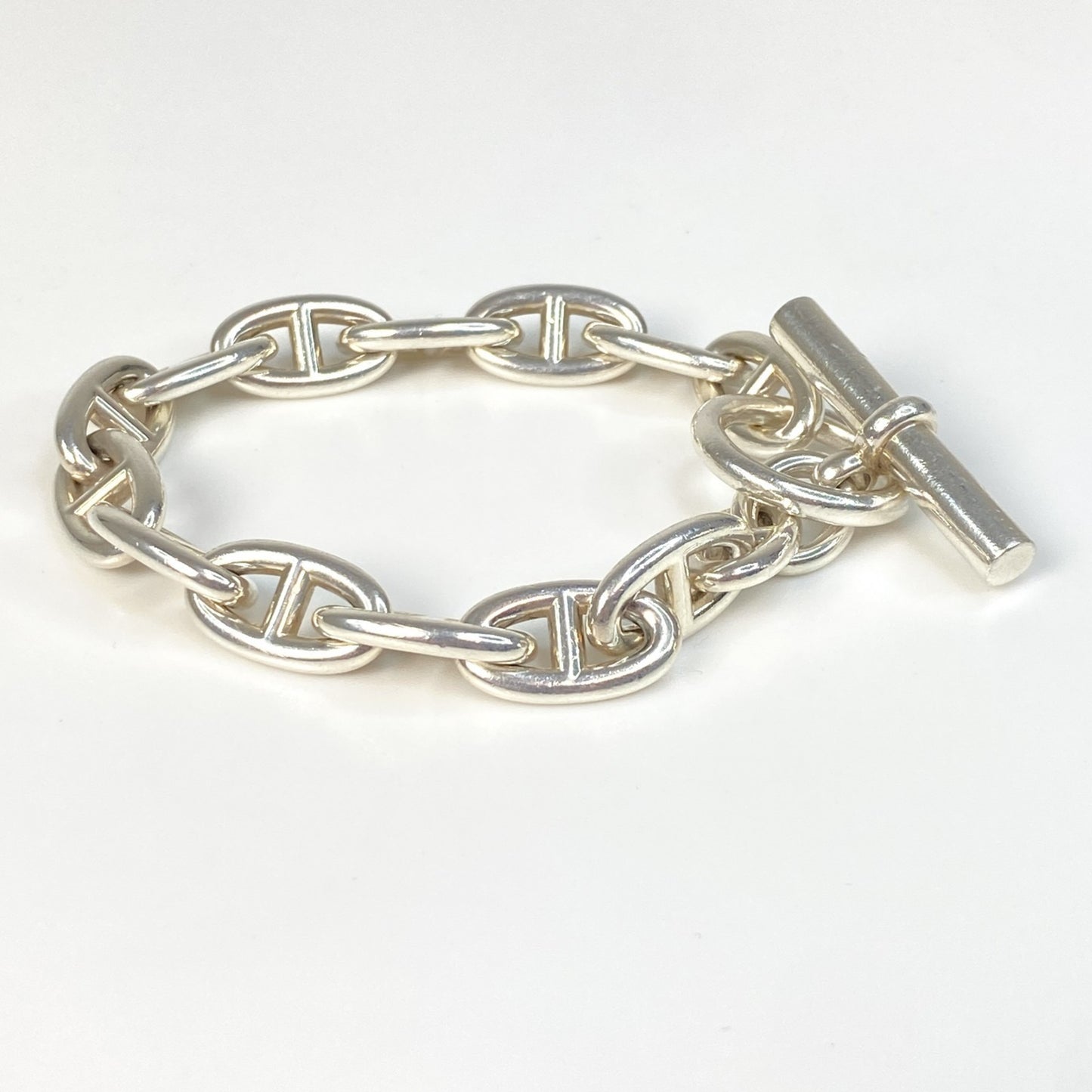 Hermes Hermès Women's Chaine d'Ancre GM 14-link Bracelet in Silver