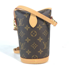 LOUIS VUITTON M80874 Monogram Fold Me Pouch Shoulder Bag Canvas Women's Brown E-241004-4 — Like New