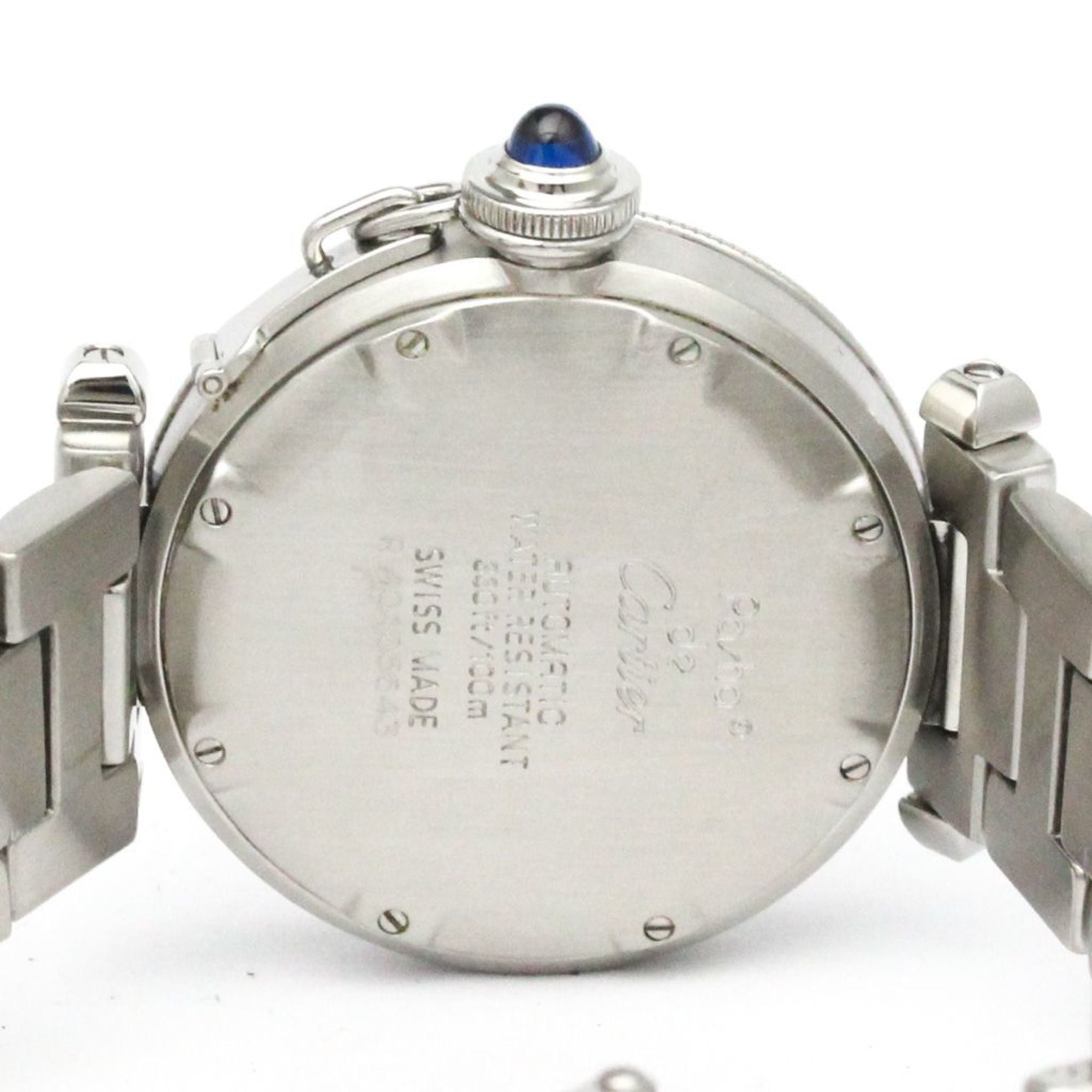 CARTIER Pasha Original Steel Automatic Unisex Watch W31007H2 Polished — Very Good
