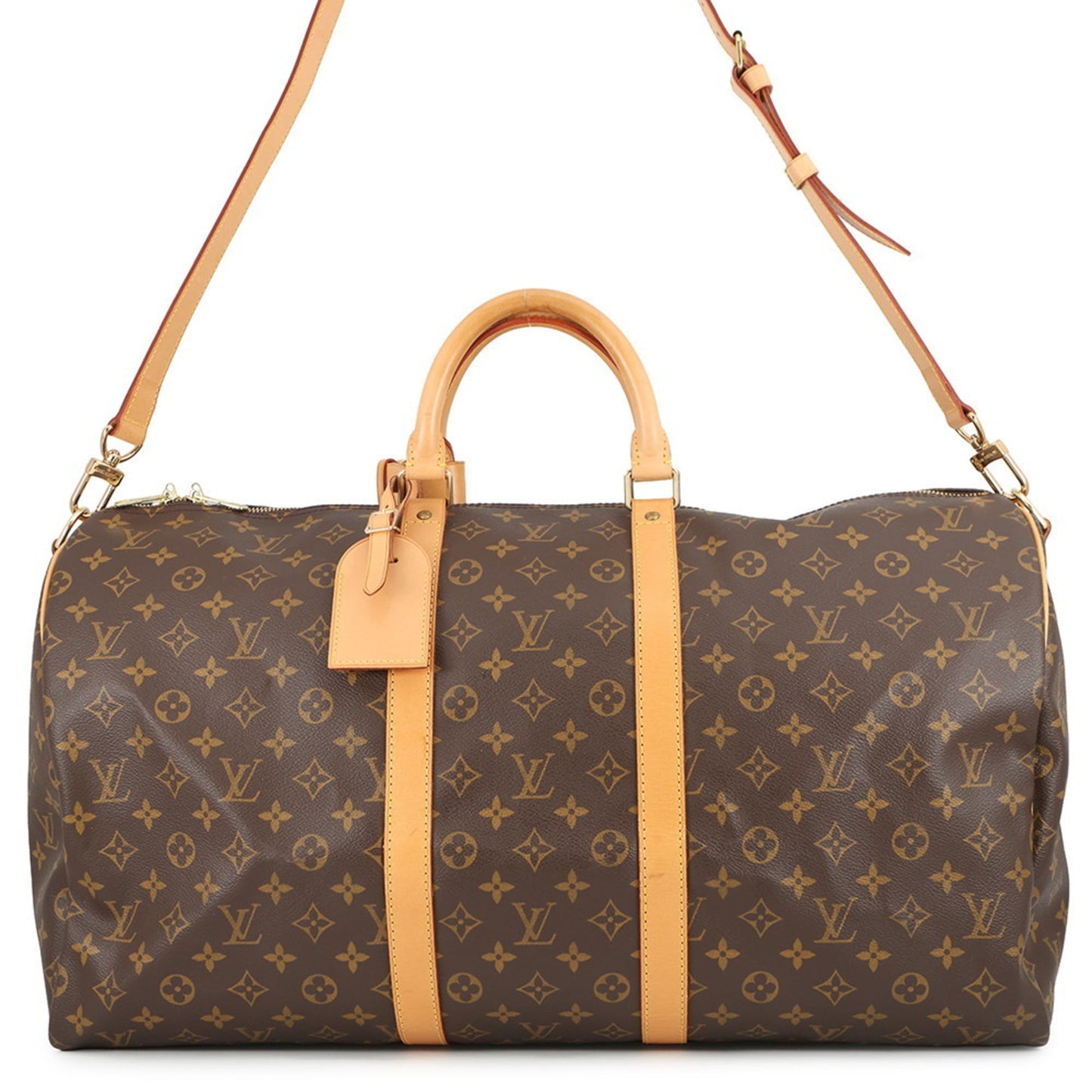Louis Vuitton Monogram Keepall Bandouliere 55 Boston Bag M41414 LOUIS VUITTON