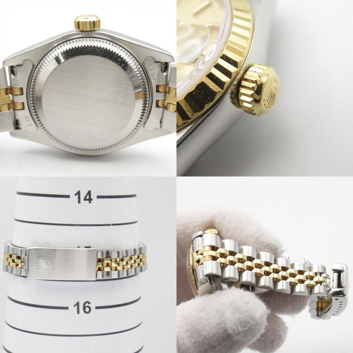 Rolex ROLEX Datejust X Series Watch 18K (Yellow Gold) Stainless Steel Ladies Gold CH BA 79173