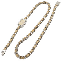Chanel CHANEL Première Rock Watch, Stainless Steel, Leather Strap, Ladies, Gold Tone, Mirror Finish, H5583 — Very Good