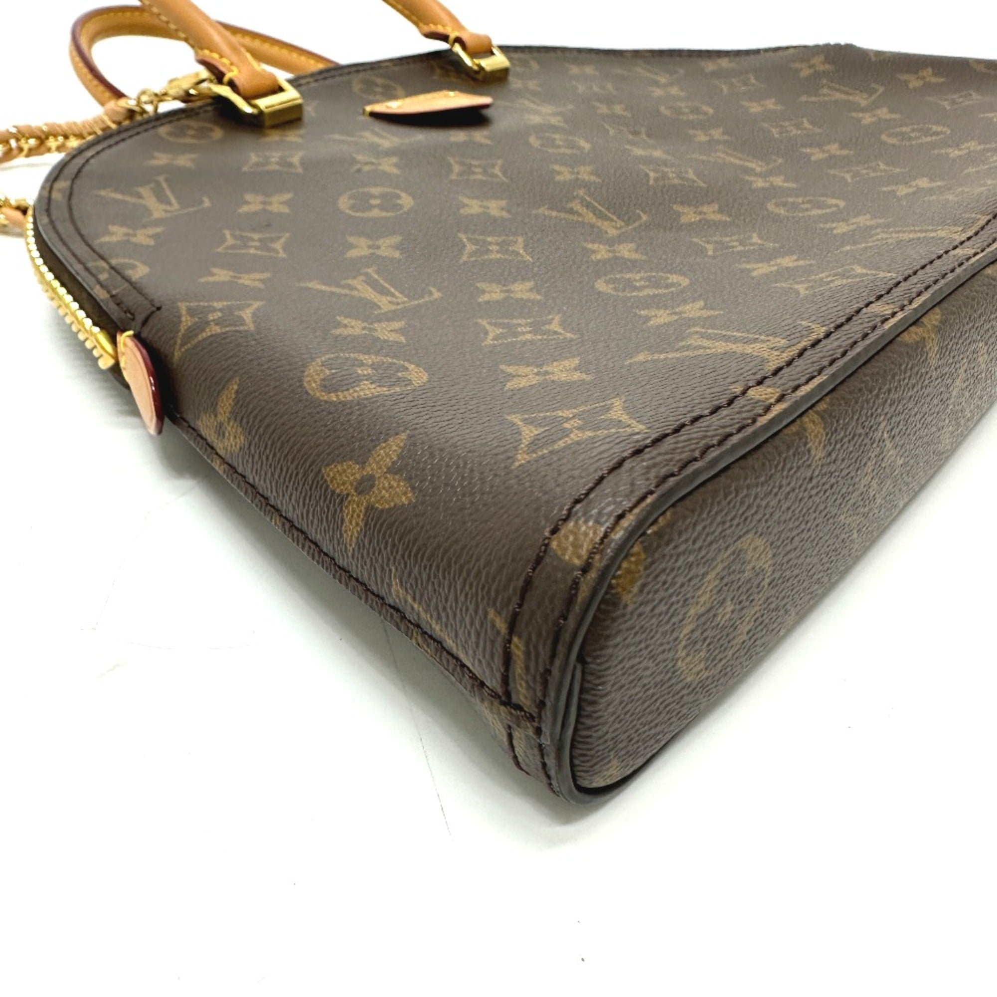 Louis Vuitton M44961 Monogram shoulder bag 2WAY Shoulder Bag Bag Chain Hand Bag Brown — Like New