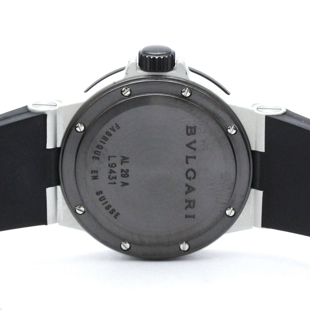BVLGARI Aluminum Rubber Quartz Ladies Watch AL29A — Very Good