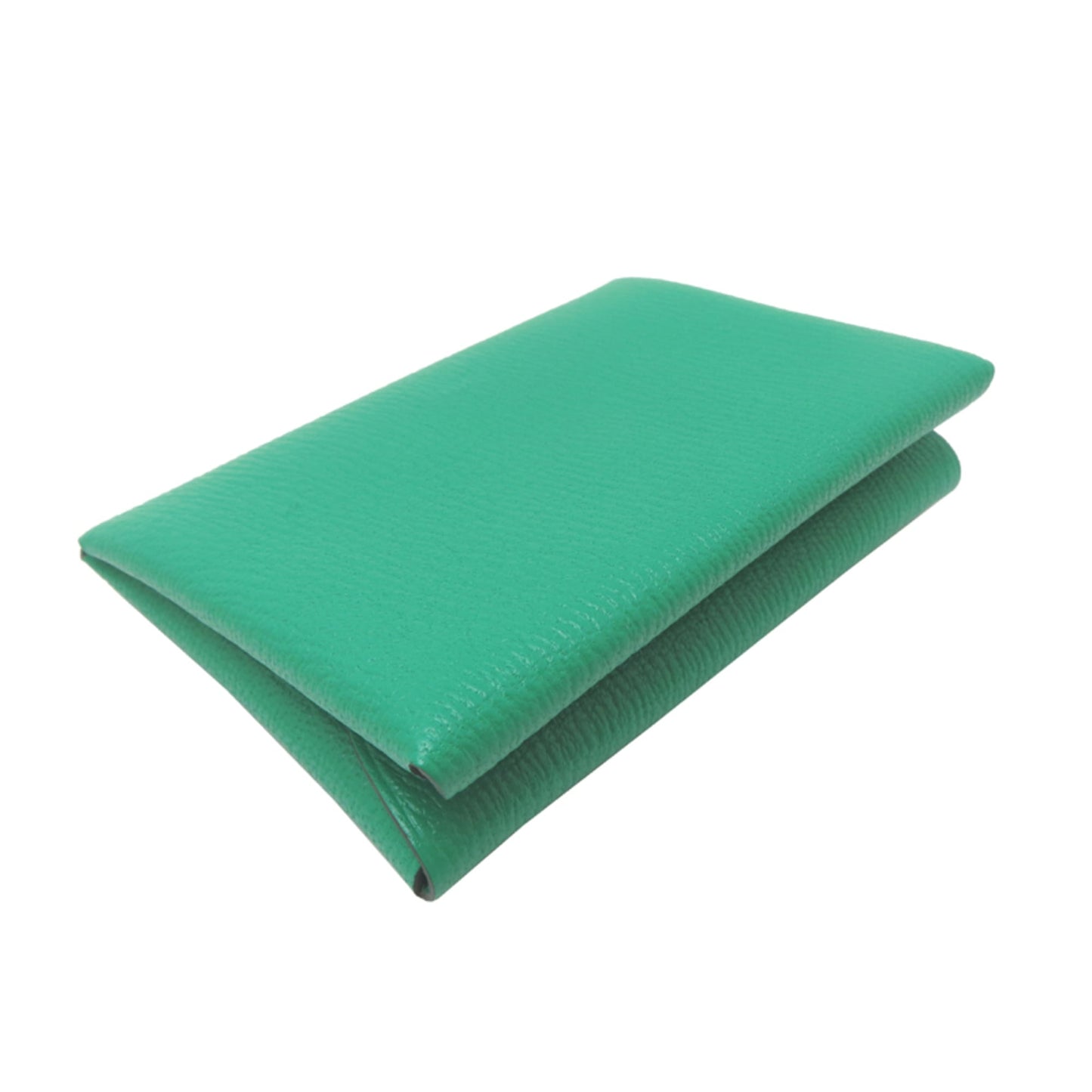 Hermes Hermès Calvi Duo W Stamp, 2024, Women's Coin Case, Chevre, Mint