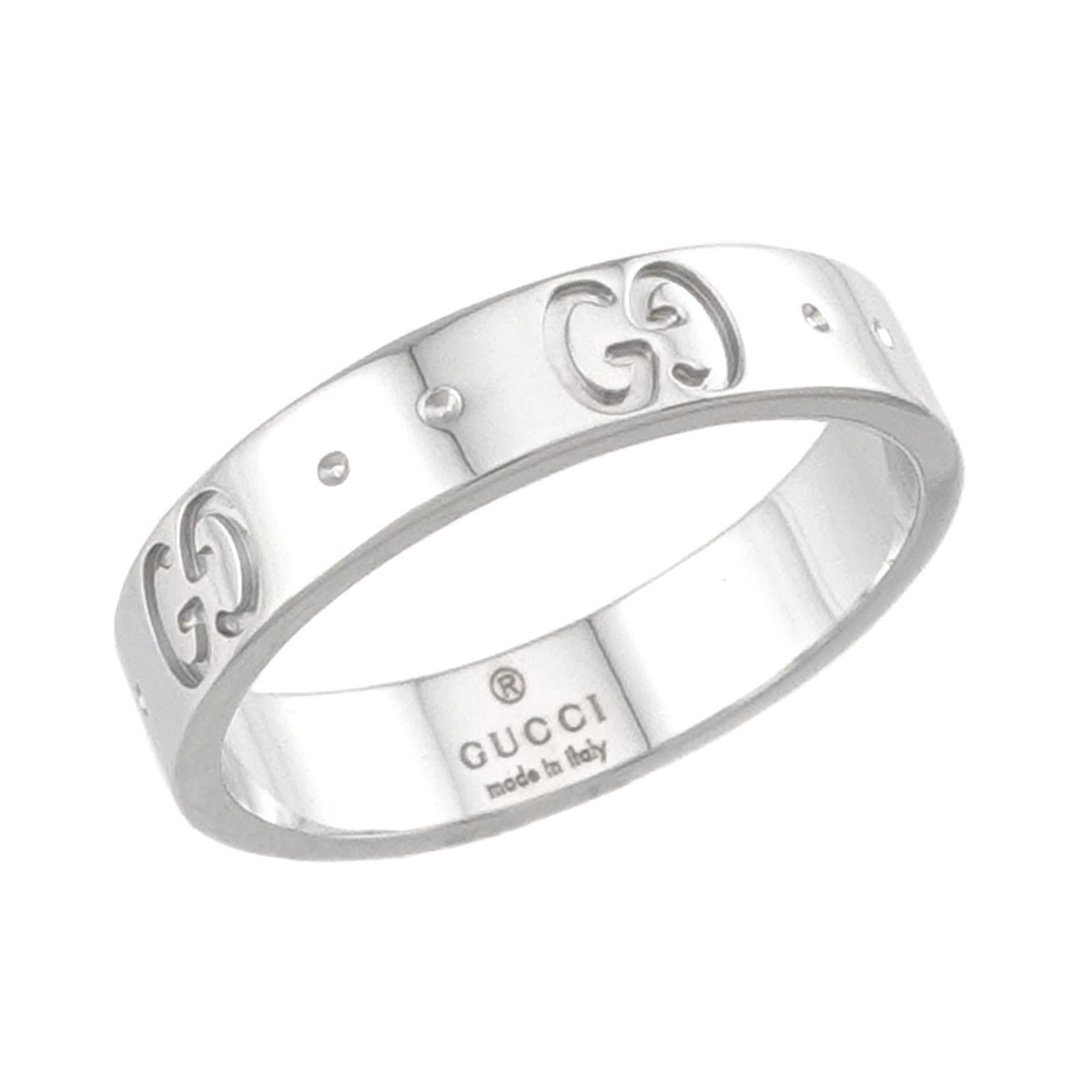 Gucci Icon #10 Ring, 18K WG (White Gold 750) — Like New