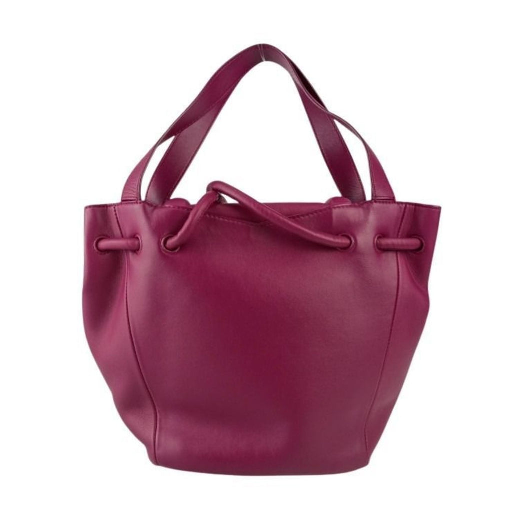 BOTTEGA VENETA BEAK shoulder bag 666531 in purple leather for women