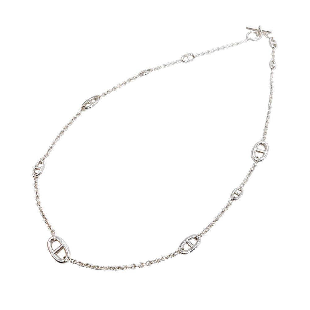 HERMES Farandole Long Necklace Chaine d'Ancre SV925 — Like New