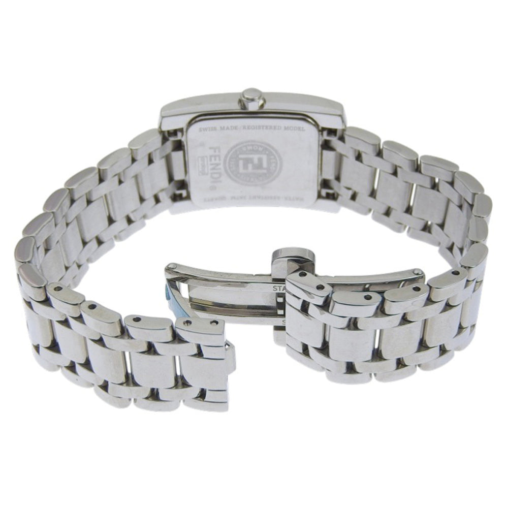 Fendi Olologi 7000L Stainless Steel Quartz Analog Watch with Black Dial - Women's — Good