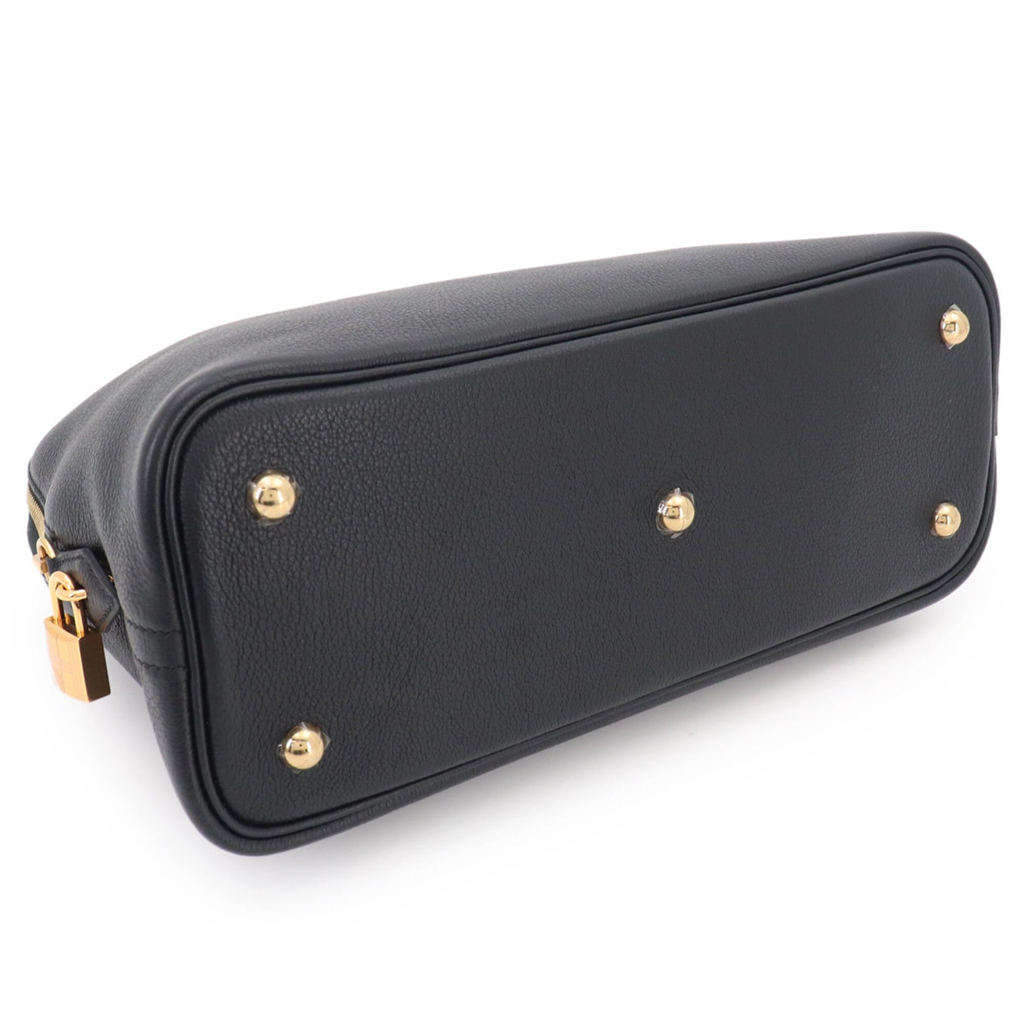 Hermes Bolide 1923 30 2-way Hand/Shoulder Handbag, Taurillon Novillo Leather, Black, C Stamp, Gold Hardware — New - Store Return