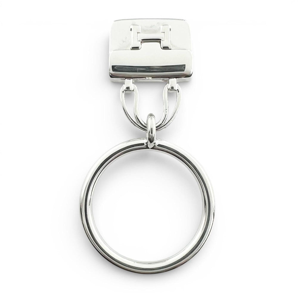HERMES Amulette Constance Ring, AG925, 2020 model, Silver, Size 52, Made in Italy, Weight: 6.9g, Women's — Like New