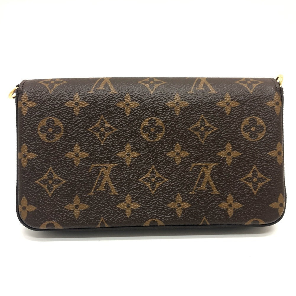 LOUIS VUITTON M81896 Pochette Felicie Shoulder Bag Monogram Canvas Women's Brown — New - Store Return