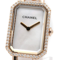 Chanel CHANEL Première Diamond Bezel Watch 18KPG (Pink Gold) Ladies White Shell H4412 — Very Good