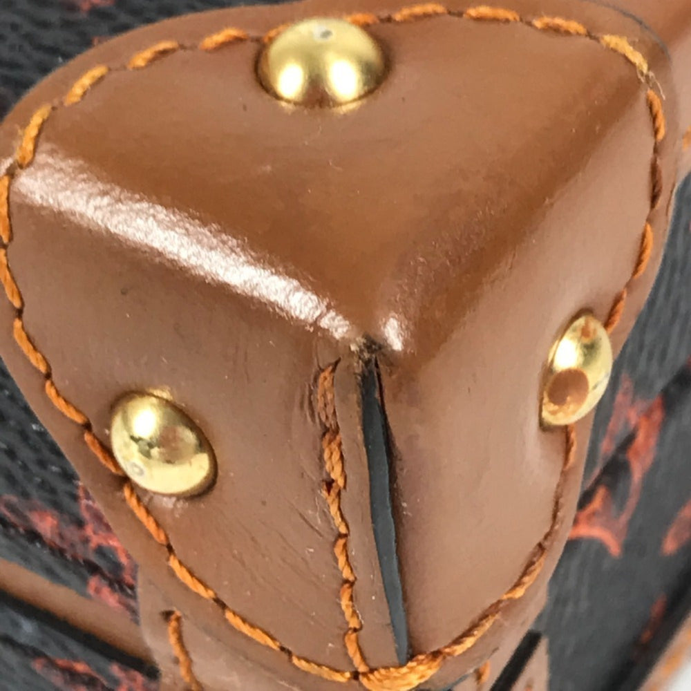 LOUIS VUITTON M44407 Monogram Catgram Petite Malle NM Clutch Bag, 2-Way Shoulder Canvas, Men's/Women's, Brown — Like New