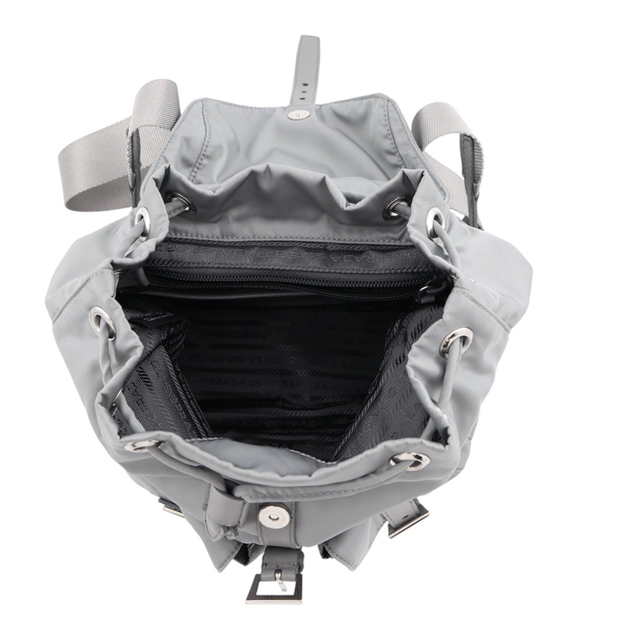 Prada Backpack Small Nylon Saffiano Leather 1BZ677 PRADA Handbag — Like New