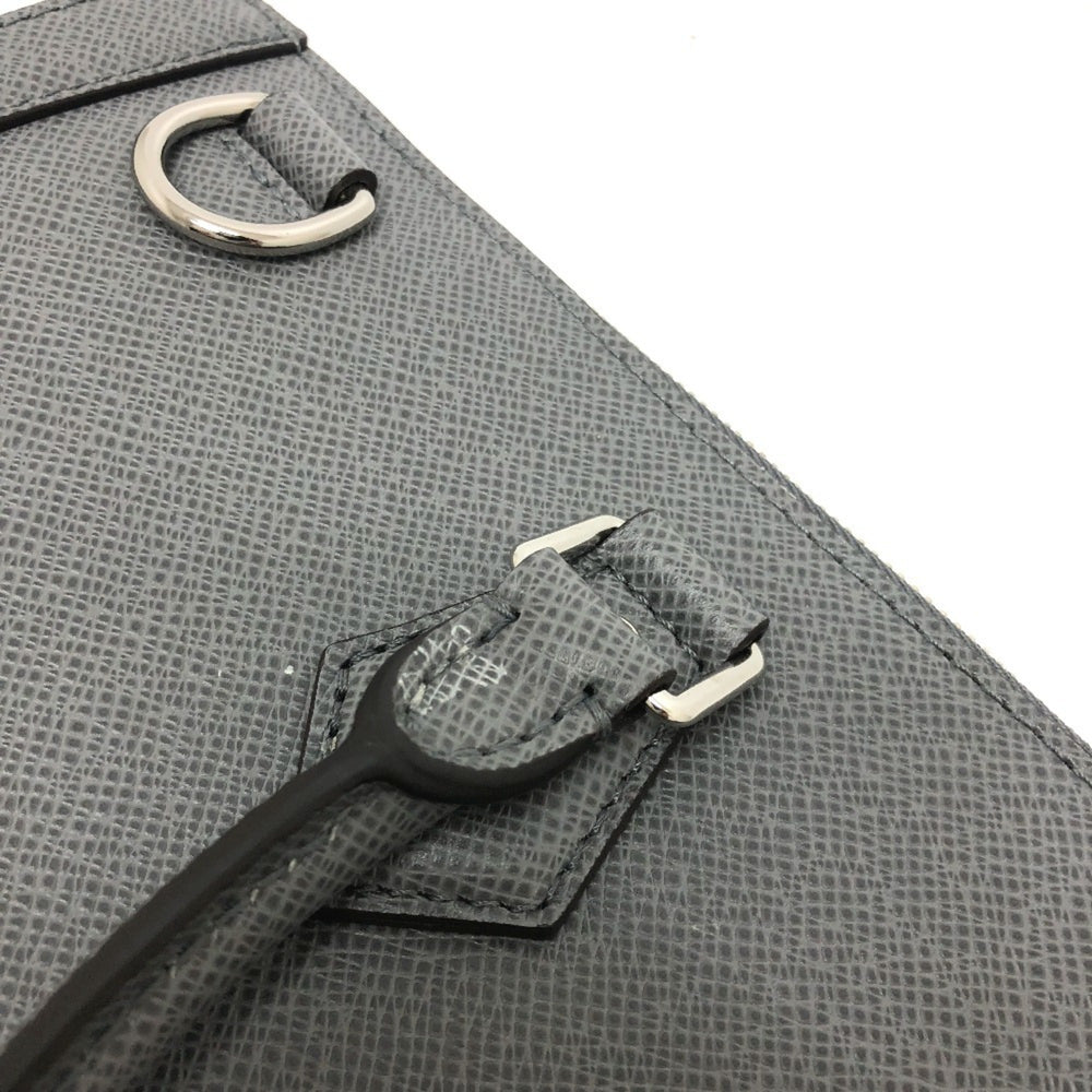 LOUIS VUITTON M30856 Taiga Slim Briefcase, 2-Way Bag, Shoulder Business Leather, Men's, Gracie Gray, Like New — Like New