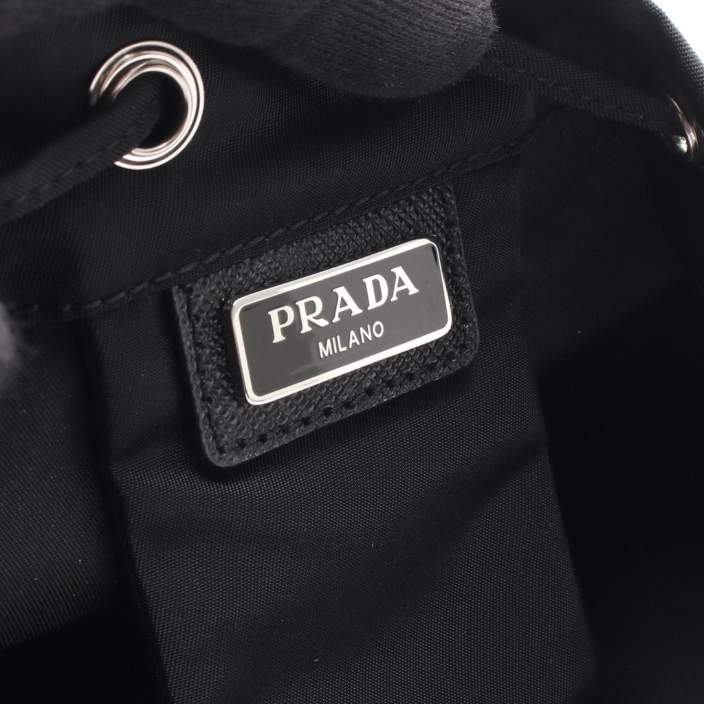 Prada PRADA Pouch Bag Nylon Women's Black 1NA369