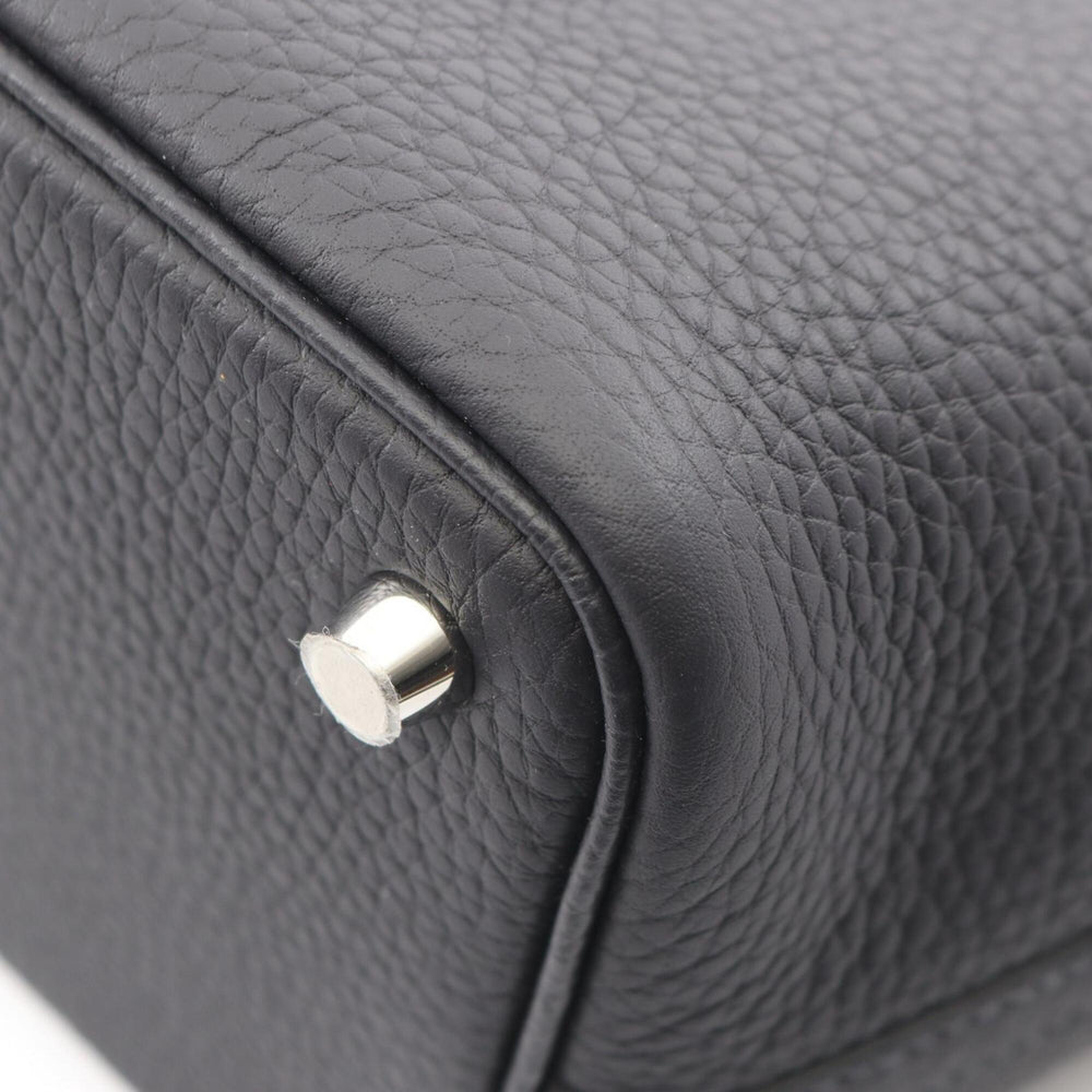 Hermes Picotin Lock PM handbag, leather, Taurillon Clemence women's, navy blue — New - Store Return