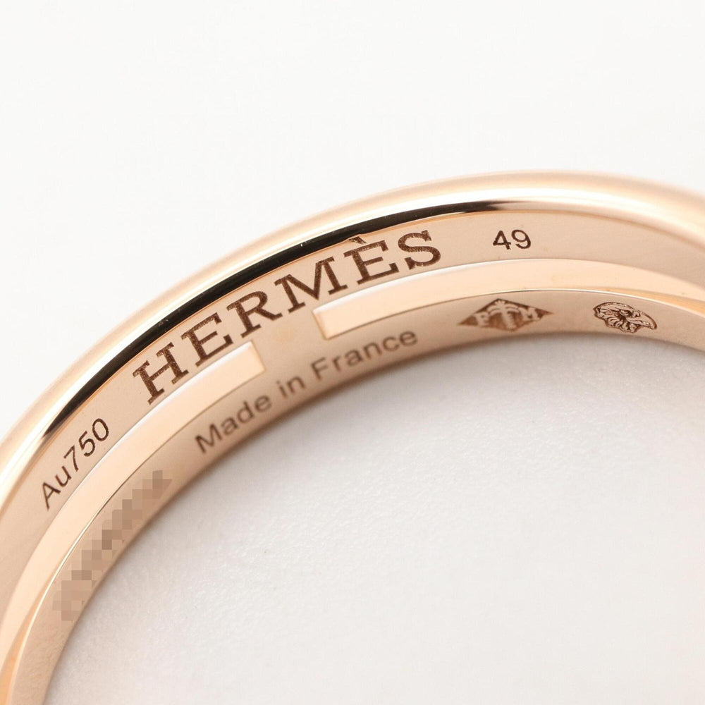 Hermes Ariane Ring, 18K Pink Gold (18KPG), Tone, for Men and Women — Like New