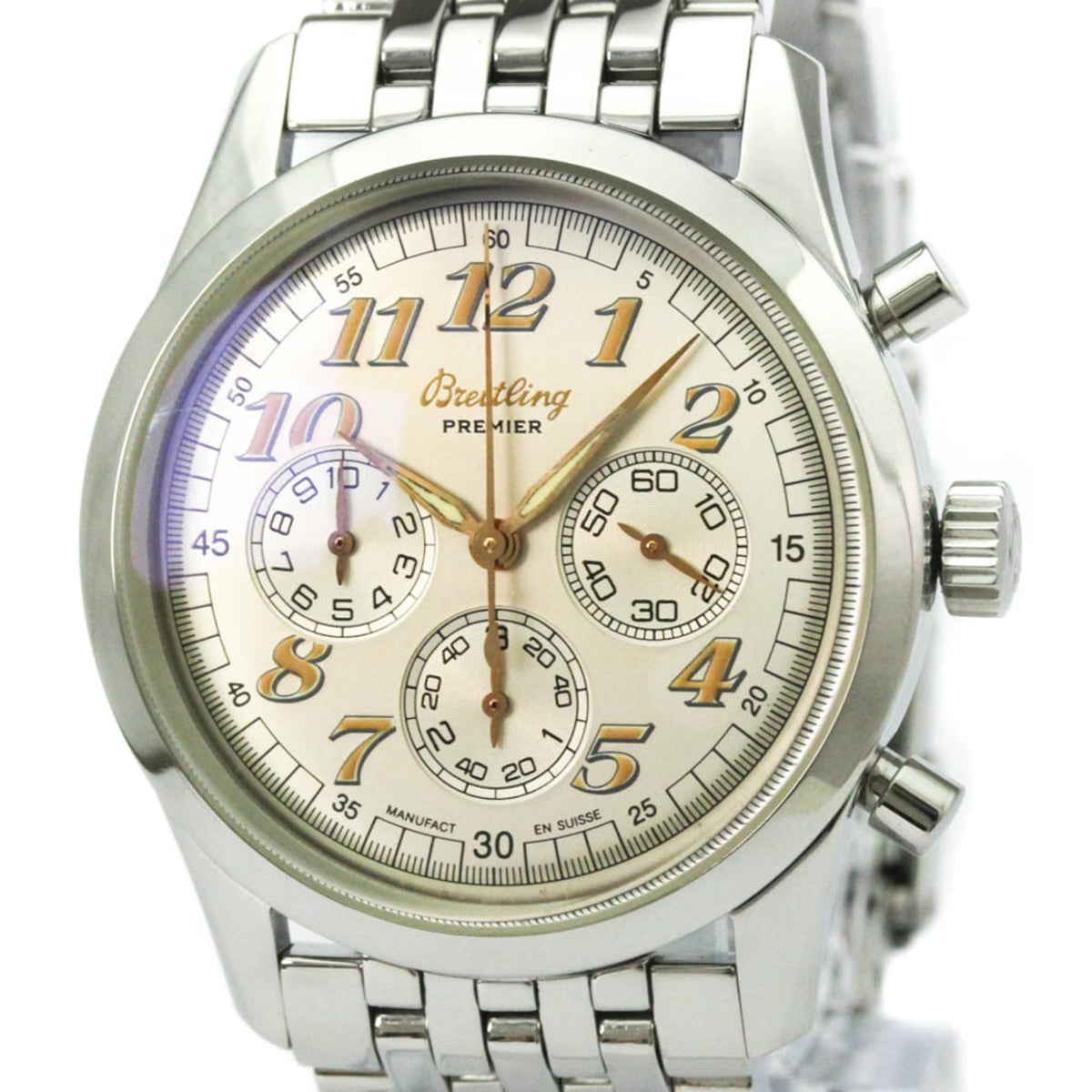 BREITLING Headwind Stainless Steel Automatic Mens Watch A40035 Polished — Very Good