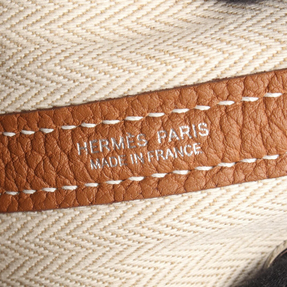 Hermes Garden Party TPM Gold Tote Bag Handbag Negonda Brown Women's — New - Store Return