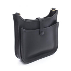 Hermes Evelyne 23 Shoulder Bag/Handbag, Leather, Taurillon Clemence, Women's, Black — New - Store Return