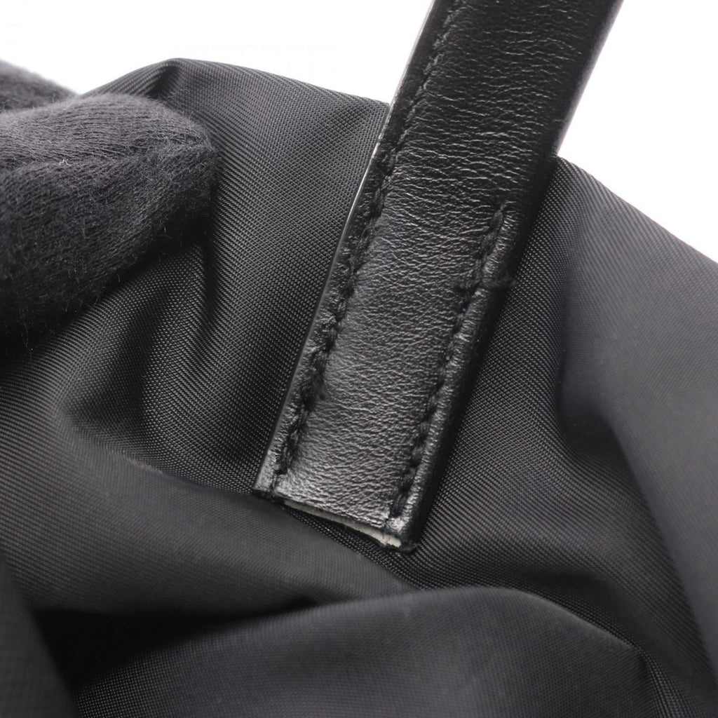 Prada TESSUTO tote bag, nylon and leather, women's, black