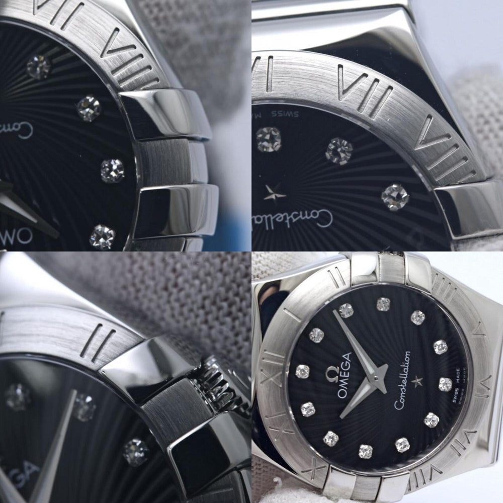 OMEGA Constellation Polished 12-Diamond Watch 123.10.27.60.51.002 Women's Stainless Steel 40353 — Good