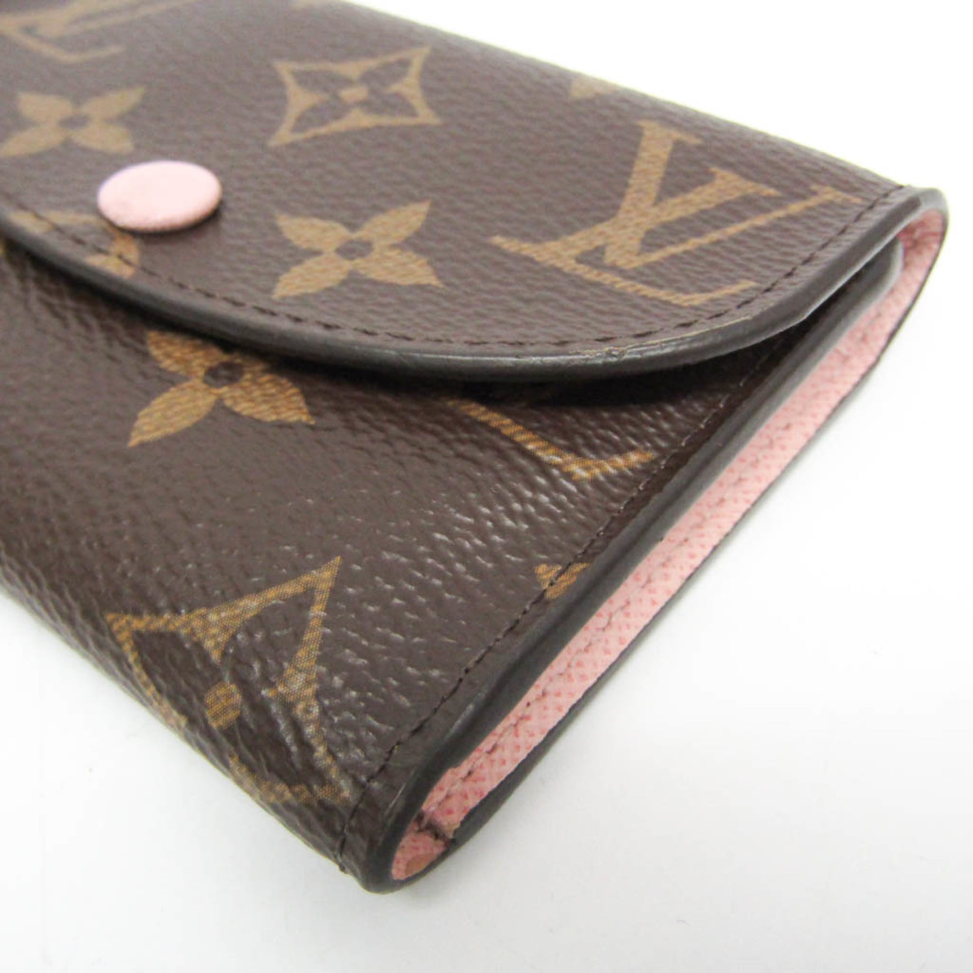 Louis Vuitton Monogram Rosalie Coin Purse M62361 Women's Monogram Coin Purse/coin Case Brown,Rose Ballerine