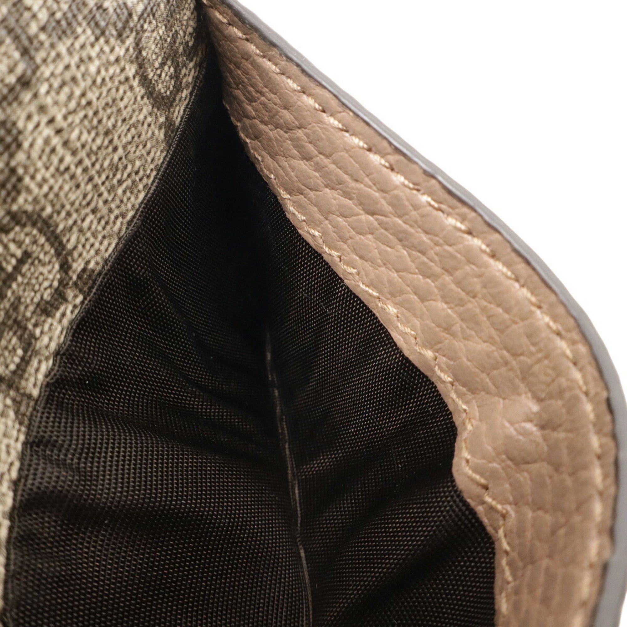 GUCCI GG Marmont Supreme Compact Wallet, L-Shaped, Pink Beige, 658609