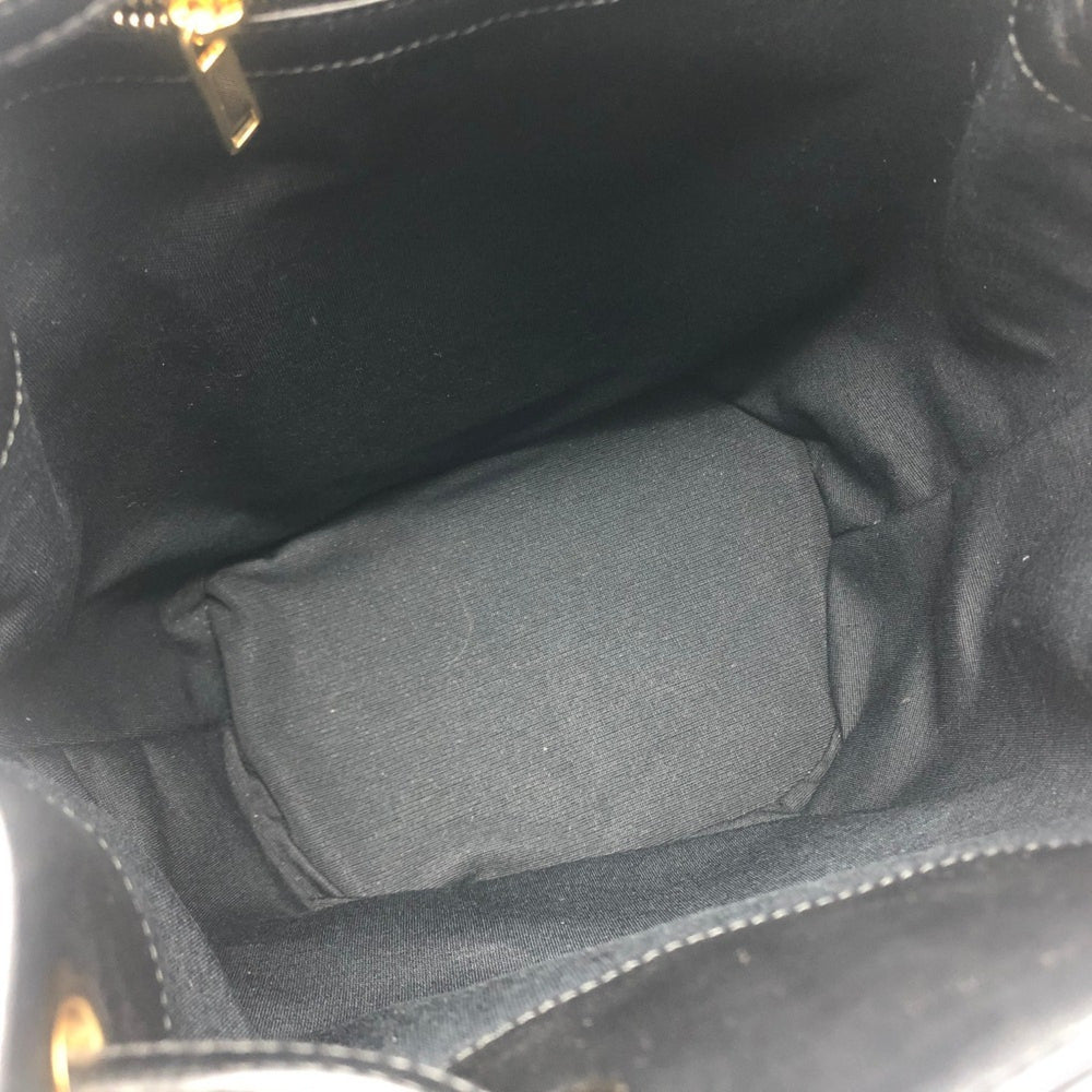 CELINE 188373BFI Small C Charm Backpack Leather Women's Black x — New - Store Return