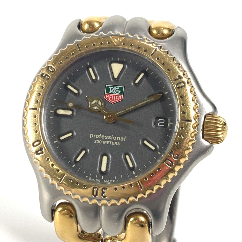 TAG HEUER S95.213K Cell Professional 200 Watch Men's Logo Combination SS Boys Gold — Good