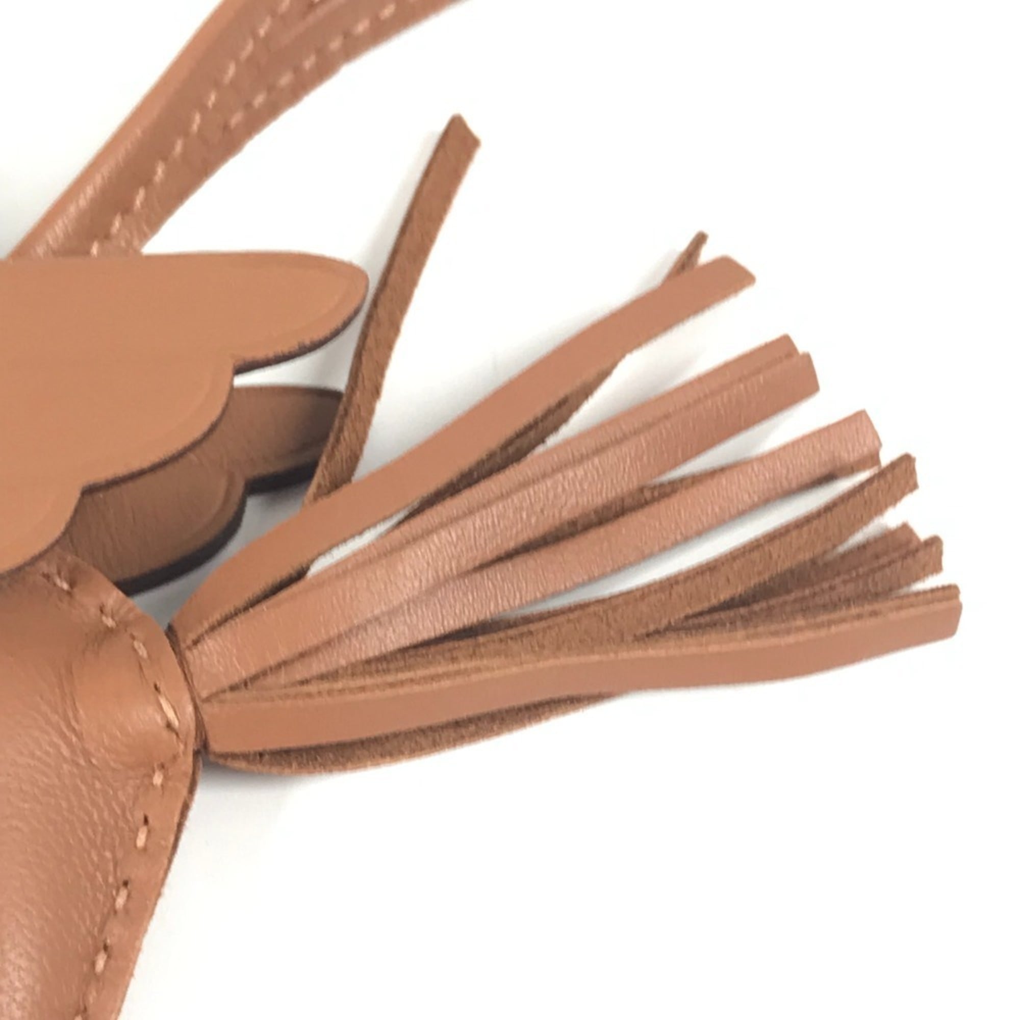 HERMES Rodeo Pegasus PM Bag Charm/Keychain Charm by Anjo Miro, Men's/Women's, Saw Gold/Brown, Like New — Like New