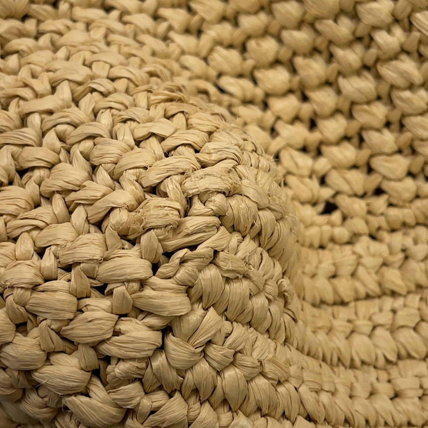 Prada Crochet Raffia Tote Bag 1BG392 PRADA