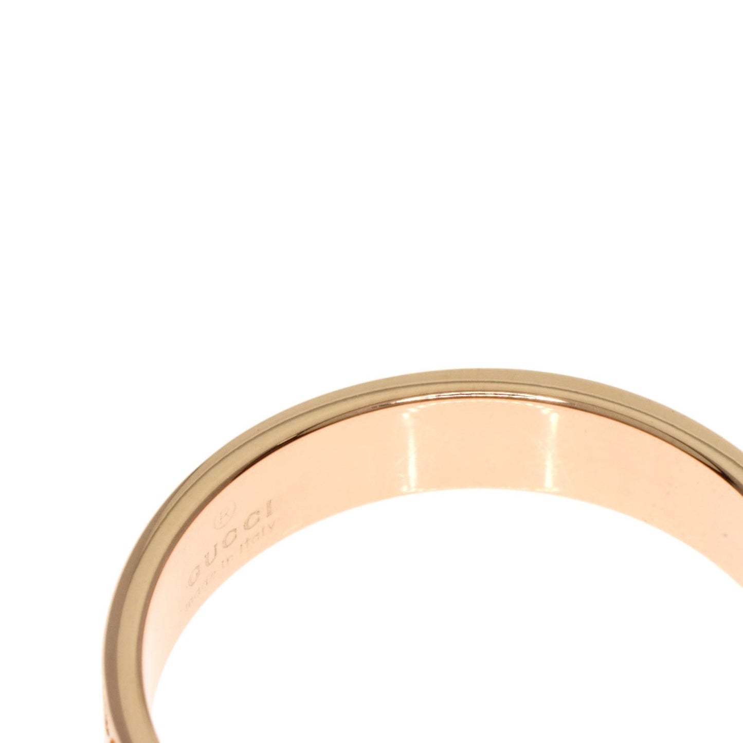 Gucci Icon Ring #13 18K Pink Gold Women's GUCCI