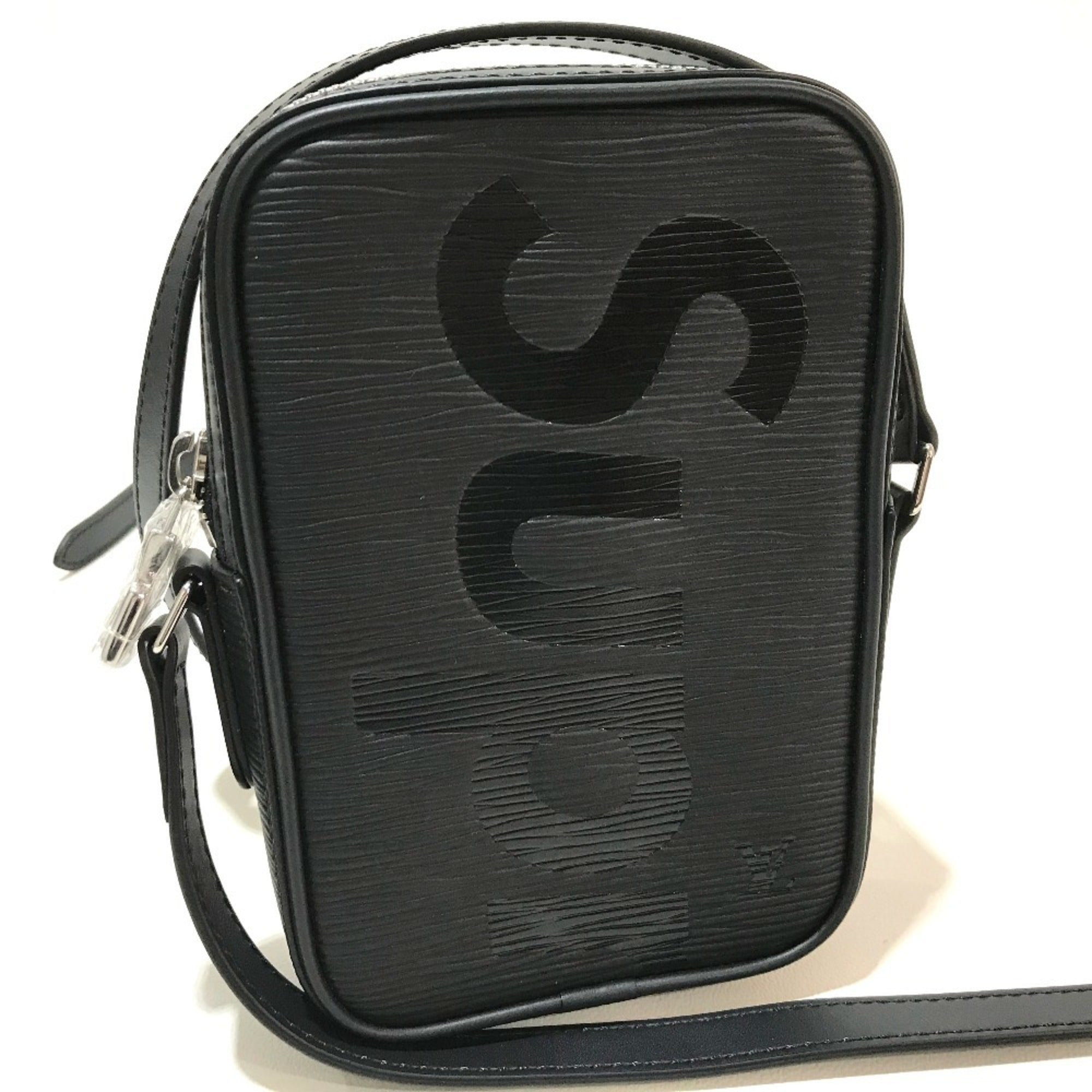 LOUIS VUITTON M54789 Pochette Danube PPM 17AW Supreme Shoulder Bag Epi Leather Men's Noir Black — New - Store Return