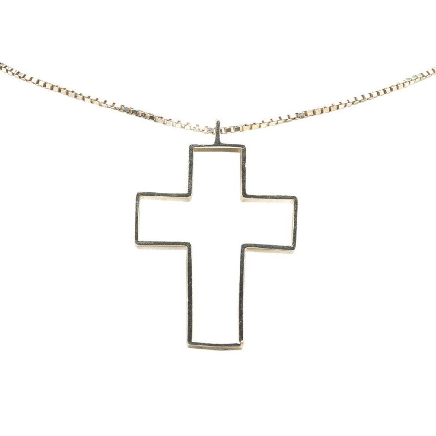 Gucci Cross Necklace SV925 Silver Women's GUCCI