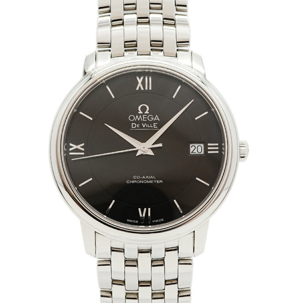 Omega De Ville Prestige 424.10.37.20.01.001 Black Dial Men's Watch — Very Good