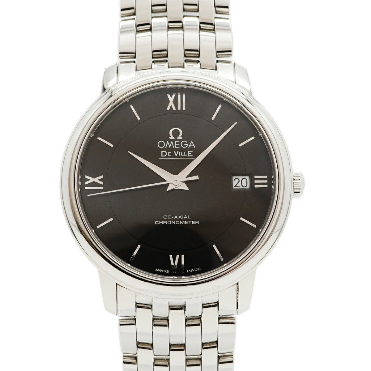 Omega De Ville Prestige 424.10.37.20.01.001 Black Dial Men's Watch — Very Good