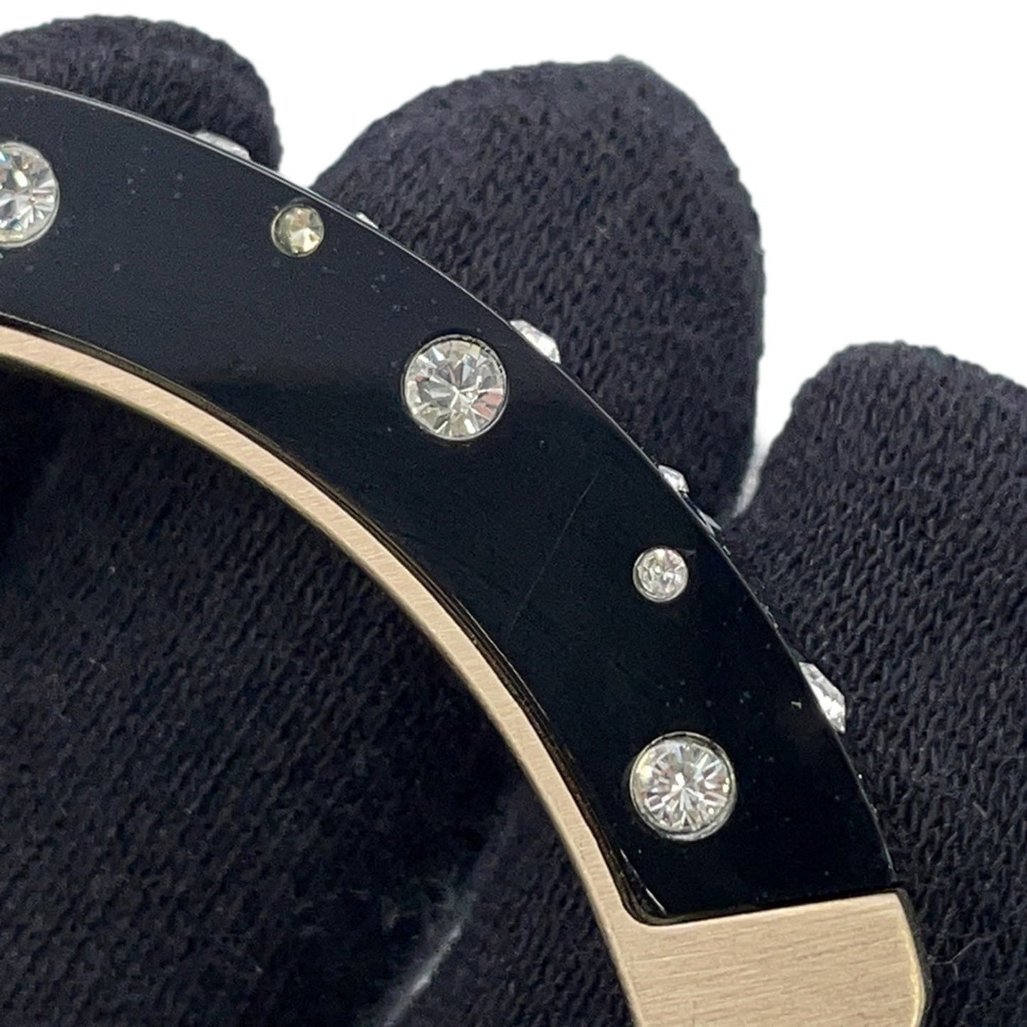 Chanel Coco Mark Rhinestone Bangle 09P CHANEL