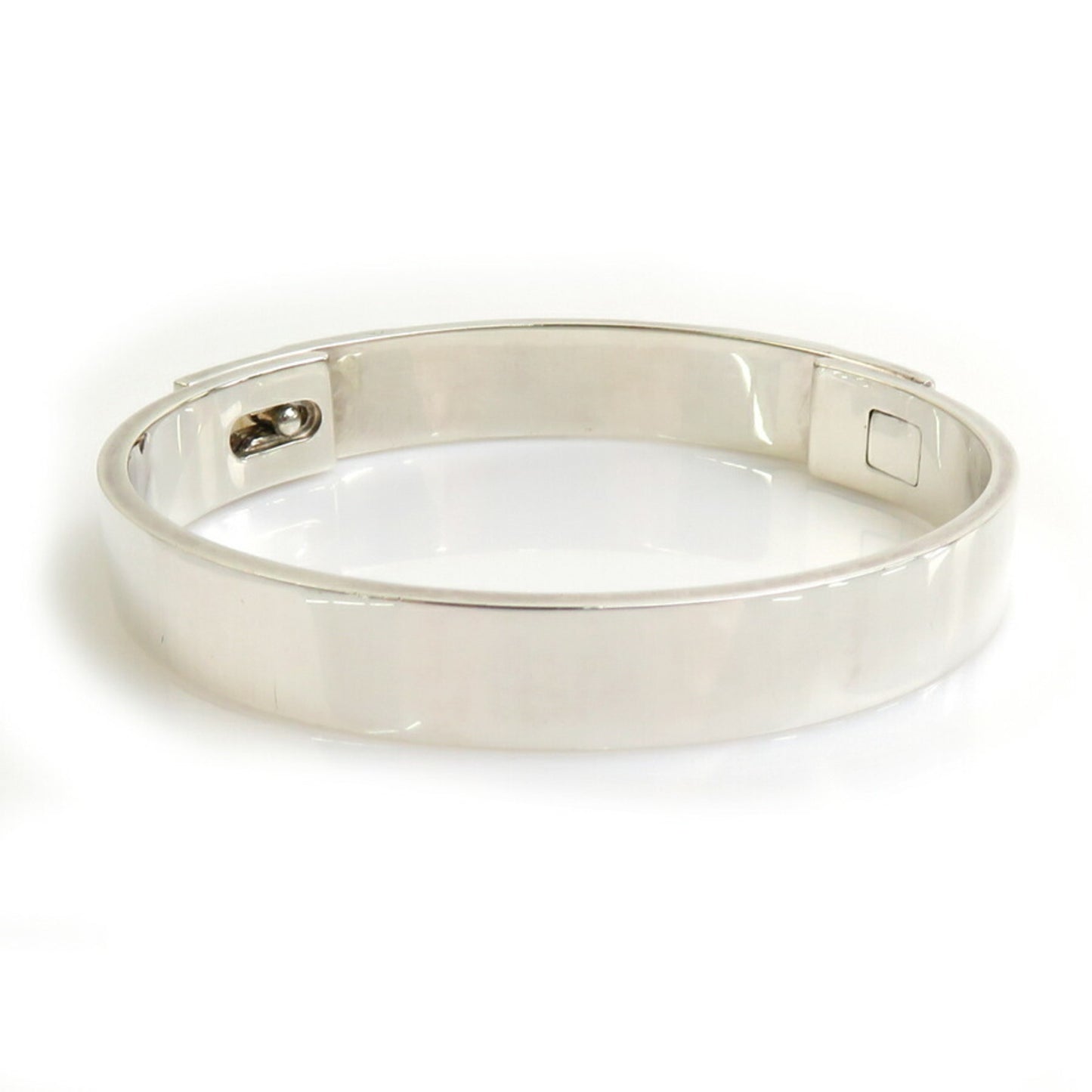 Hermes HERMES Bracelet Bangle Collier de Chien PM Silver 925 Women's 90123a