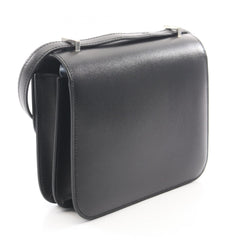 Hermes Constance 3 Mini Shoulder Bag/Handbag, Calfskin (Cowhide), Box Calf Leather, Women's, Black — New - Store Return