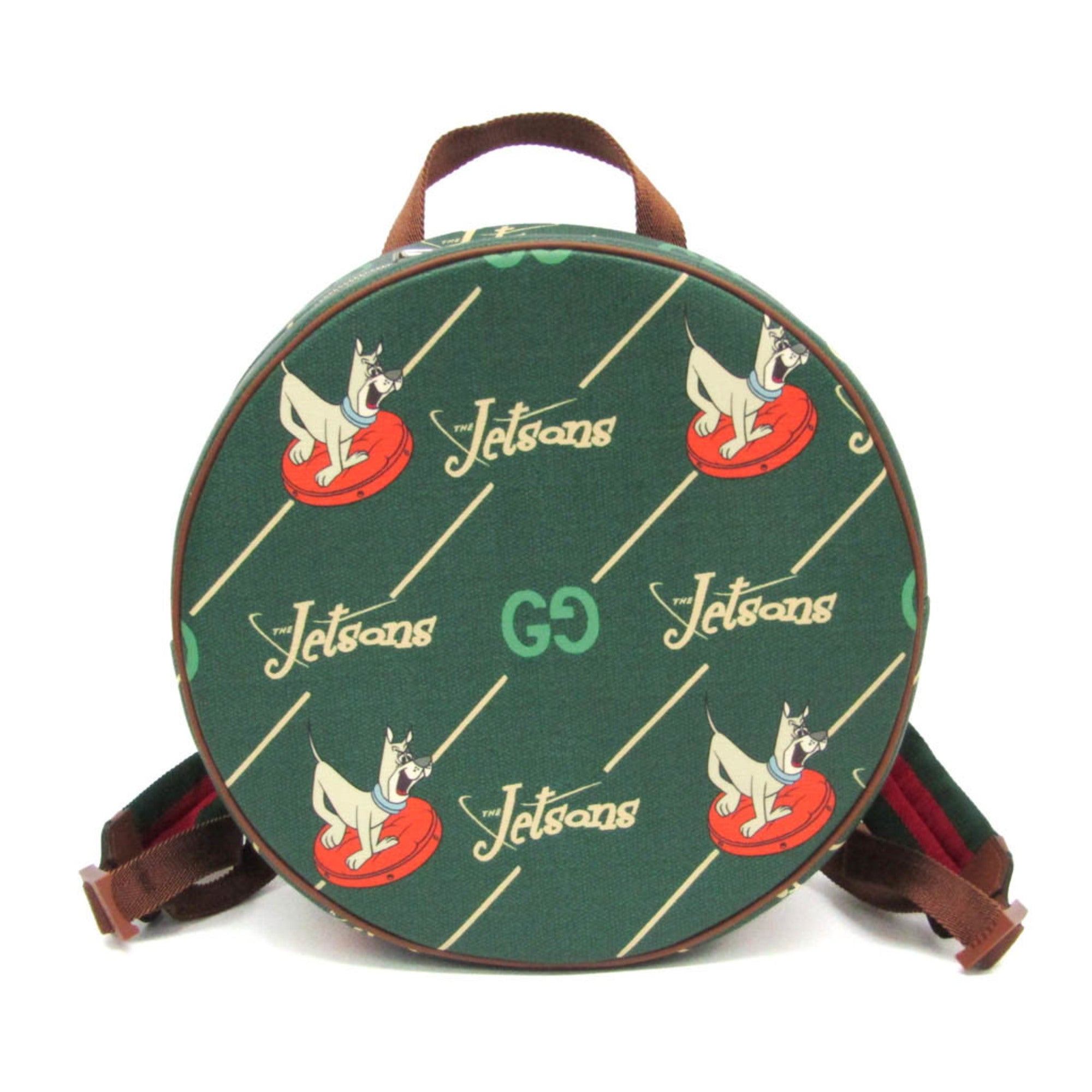 Gucci GUCCI × The Jetsons 752358 Boys,Girls PVC Backpack Green — Like New