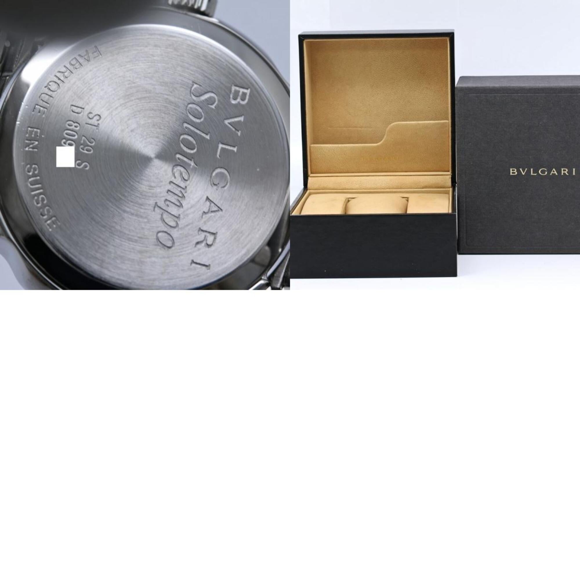 BVLGARI Solotempo ST29C5SSD ST29S Women's Watch SS 40487 — Good